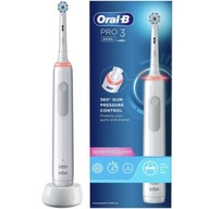 Elektrická zubná kefka Oral-B Pro 3 3000 Sensitive Clean White