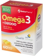 XenicoPharma Bio Omega-3 D2000 60 kaps. Imunita Vysoká dávka EPA DHA