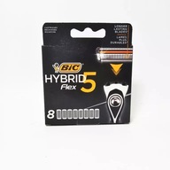 WKŁADY DO GOLAREK BIC HYBRID 5 FLEX BLISTER 8 SZT