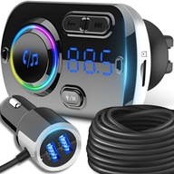 TRANSMITER BLUETOOTH 5 EDR ŁADOWARKA MP3 QC 2XUSB