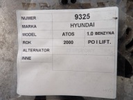 Hyundai Atos alternator 1,0B