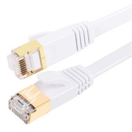 Kabel Ethernet Cat7 Płaski RJ45 Speed 10Gbps 2m