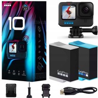 Kamera GoPro Hero 10 Black 5.3K + Oryginalny Akumulator Bateria Enduro 1720