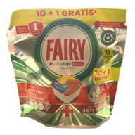 Fairy Platinum Plus All In One Kapsule do umývačky riadu Lemon 110 ks