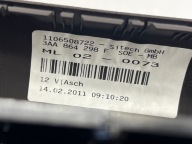 cover grid air conditioning devices rear part TUNELU 3AA864298F PASSAT CC B7 BRAZ