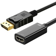 Adaptér DisplayPort Raltek 05491 na HDMI 4K čierny