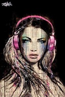 Loui Jover DJ Girl - plagát