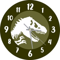 Detské nástenné hodiny Jurský park T-Rex 30 cm