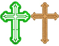 Forma Vykrajovačka sušienok Sväté Prijímanie Krížik Kríž 4