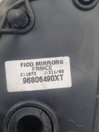 electrics mirror left front Kod Lak KMUC 9 vertical Peugeot 207 96806490XT