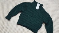 RESERVED modny gruby sweter dla dziewczynki r.128