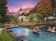 Puzzle 2000 el Zachód Słońca w Ramsau Sunset