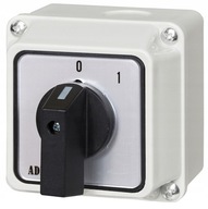 BÜTYÖKCSATLAKOZÓ 25A 0-1 1F IP65 TOKOZÁSBAN