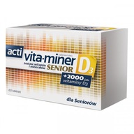 Acti vita-miner Senior D3, 60 tabliet vitamíny