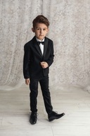 Elegantný smoking čierny oblek pre chlapca 110
