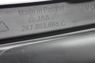 VW CADDY 2K7 LIFT 25- mřížka nárazníku levá předek