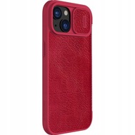 Flipové puzdro Nillkin pre Apple iPhone 15 Nillkin QIN Pro Leather červené