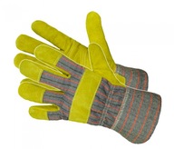Pracovné rukavice zateplené kožená štiepenka vystužená RDboa 10/XL