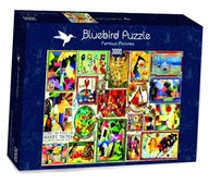 Puzzle Slávne obrazy 3000 dielikov.