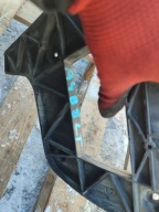 bumper bracket left rear part Audi A4 B8 KOMBI 8K9807453