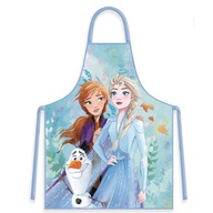 Detská zástera + čiapka šéfa Frozen Anna Elsa Olaf Disney modrá