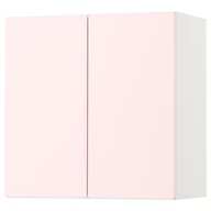 IKEA SMASTAD Nástenná skrinka, biela bledoružová/s 1 policou, 60x32x60 cm