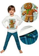 Cornette COOKIE dievčenské pyžamo 594/171 KIDS vianočné sviatky 110/116