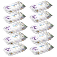 Aqua Wipes Gruby Mokry nawilżany papier toaletowy Premium 400 sztuk