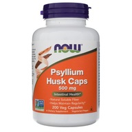 NOW PSYLLIUM HUSK 500MG 200VCAP VLÁKNINA