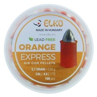 Śrut do wiatrówek w teflonie Orange Express 0,35 grama kal. 4,5 mm 100 sztu