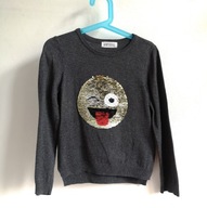 Sweter z odwracanymi cekinami dla chłopca lub dziewczynki H&M 110