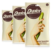 3x Rukavice DUPLEX Super Soft veľkosť L