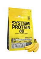 Olimp System Protein 80 700g WPI WPC EGG Białko jajeczne Bananowe