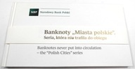 POLSKA MIASTA POLSKIE ZESTAW BANKNOTÓW 1990 st. 1