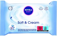 NIVEA BABY CHUSTECZKI NAWILŻAJĄCE DLA NIEMOWLĄT SOFT & CREAM 63SZT