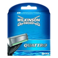 Wilkinson Sword Quattro 8x wkłady do maszynki ostrza nożyki