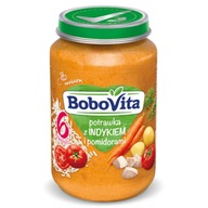 BOBOVITA Potrava s moriakom a paradajkami 6m+ 190g