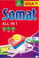 Tablety do umývačky riadu Somat All In One Lemon 90ks