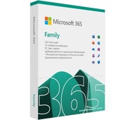 Microsoft 365 Family PL BOX (6 użytkowników / 1 rok)