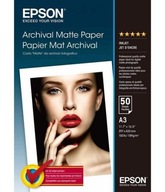 EPSON Papier Archival Matowy 50 Arkuszy 192 g/m A3