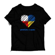 Koszulka t-shirt UKRAINA TRZYMAJ SIĘ UKRAINO męska XXL
