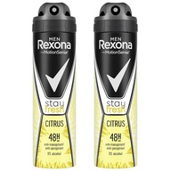 REXONA MEN Cytryna Antyperspirant w sprayu 2x150ml