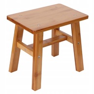 Univerzálna malá bambusová taburetka nízka stolička