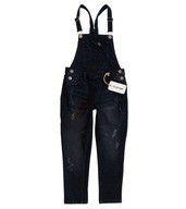 NEXT spodnie ogrodniczki przetarcia jeans 3 l. 98