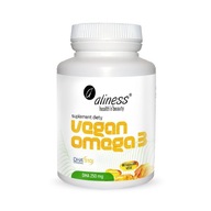 Aliness Vegan Omega 3 DHA 250 mg VEGE 60 kapsúl.