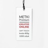 Metki Premium SOFT TOUCH 1000 sztuk 400g KREATOR