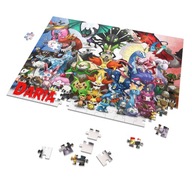 Puzzle + imię Pokemon Detektyw Pikachu A3 252 el