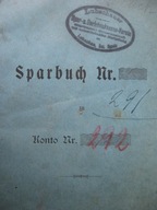 Lubschau Lubsza SPARBUCH Książeczka oszczędnościowa 1913 -18