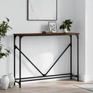 Konzolový stolík hnedý dub 102x22,5x75 cm
