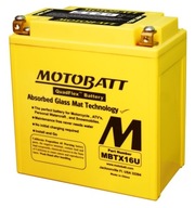 MotoBatt MBTX16U + 2x Skrutka  matica batérie Univerzálna - 2XSN